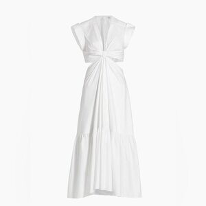 NWT A.L.C. White Alexandria Cut-out Midi Dress